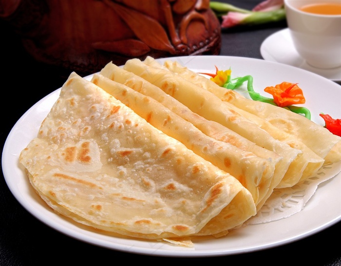 特色薄饼美食素材