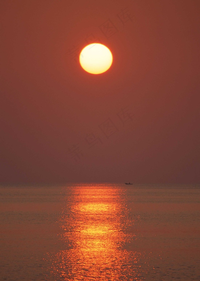 海上日出图片