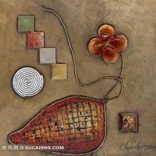 艺术抽象画花卉