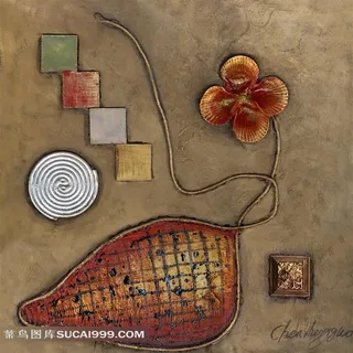 艺术抽象画花卉