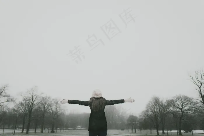 美女意境背影图片