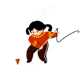 儿童节小孩玩耍 