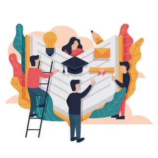 扁平化人物场景办公互联网等距ai矢量设计网页海报UI素材插画