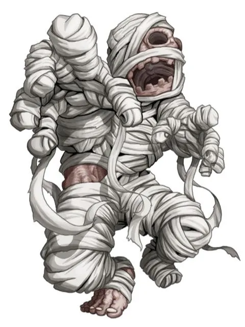 木乃伊 PNG免抠(480x640)