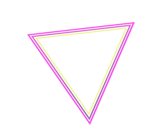 三角形紫色卡通素材