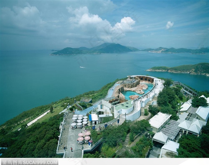 香港海洋公园-鸟瞰图
