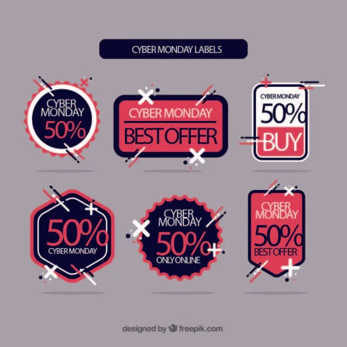 免抠促销标签图标eps,ai矢量模版下载