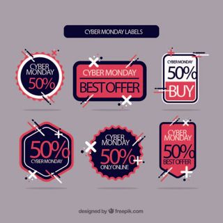 免抠促销标签图标