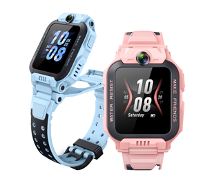 小天才儿童手表实物高清渲染大图蓝色-05-1免抠