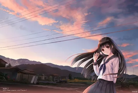 862风吹电线下少女 862风吹电线下少女