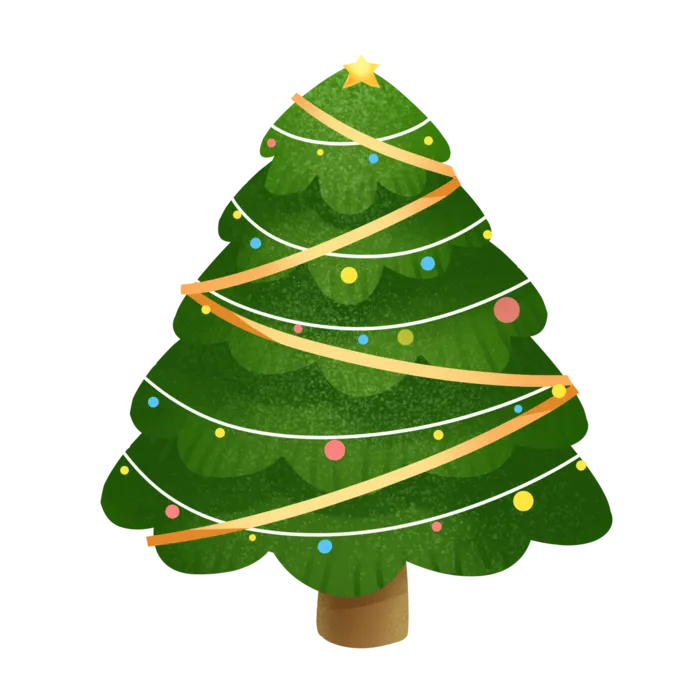 圣诞节平安夜圣诞树免扣素材圣诞元素