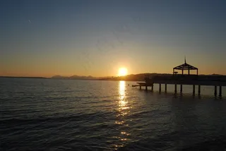 日出日落摄影海上素材