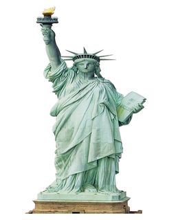 雕塑女神自由素材