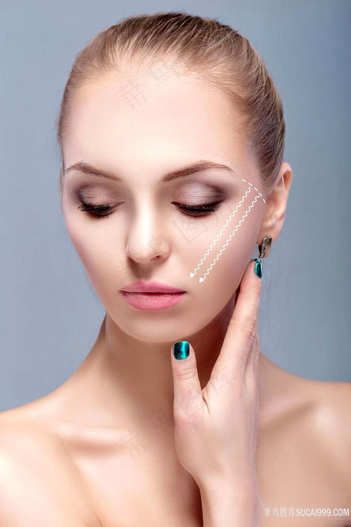 提拉紧致美女护肤