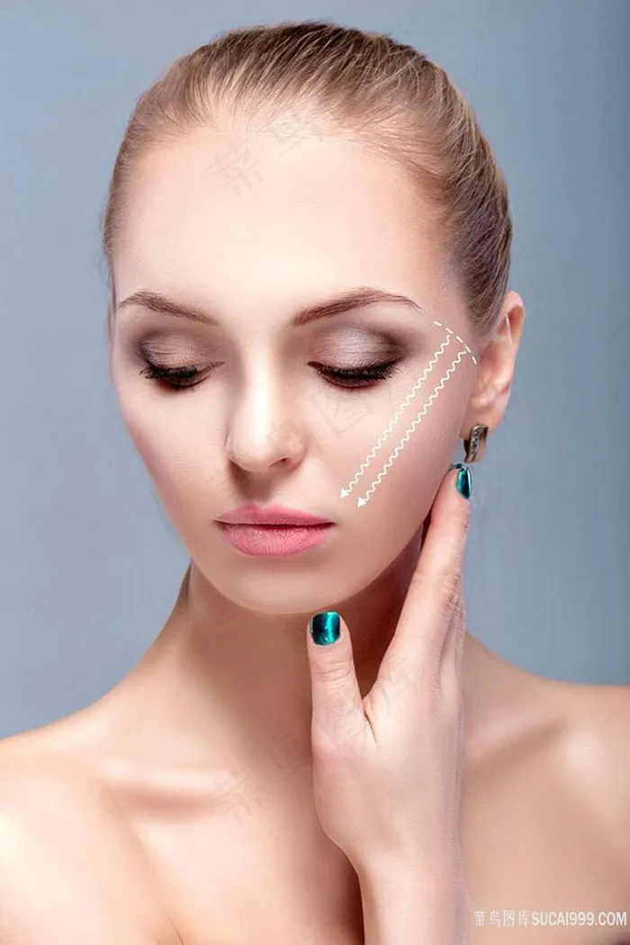 提拉紧致美女护肤