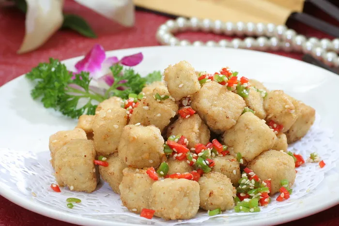 芝麻盐豆腐   12元 (1)