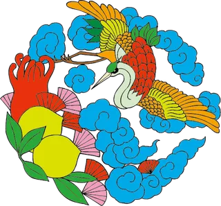 中国吉祥图免扣元素矢量图