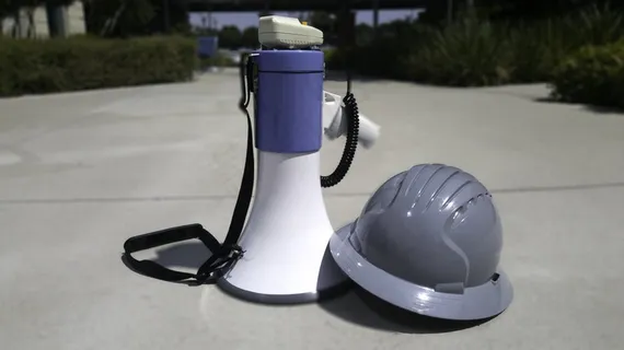 扩音器和安全帽图片 扩音器和安全帽图片