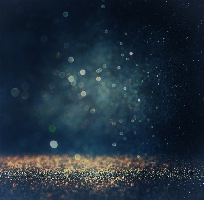 蓝色光斑背景图片