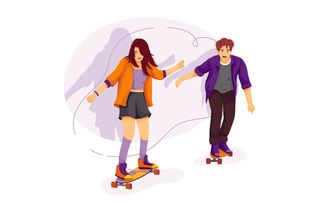 扁平化人物场景办公互联网等距ai矢量设计网页海报UI素材插画