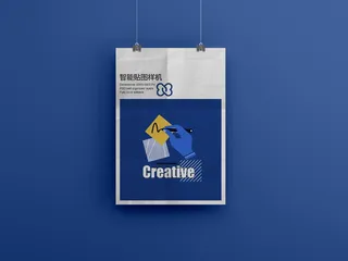 文创海报样机