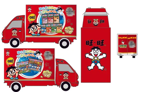 旺旺膨化食品车身