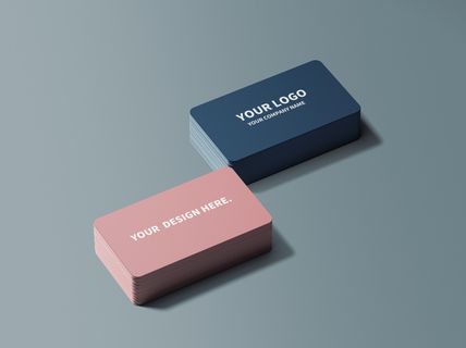 高端大气商务名片样机