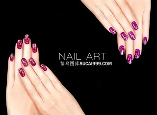 时尚美甲的手部高清图