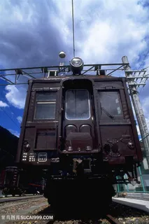 铁路火车美景风景画