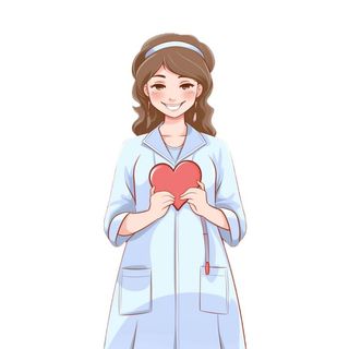 护士医生白衣天使爱心免抠