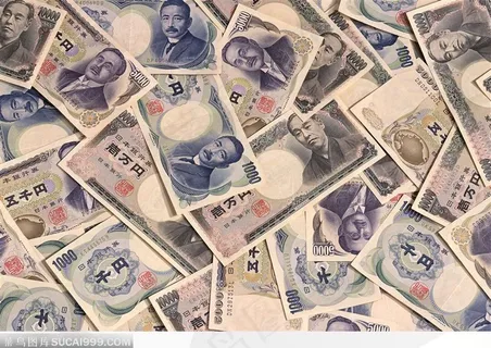 千元与万元日元背景大图