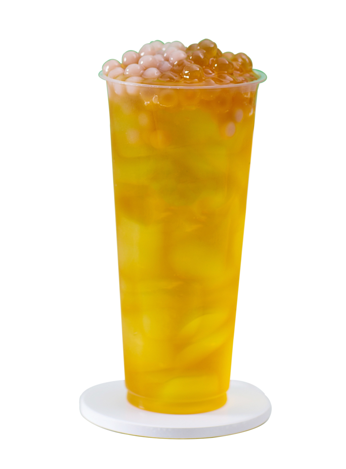 奶茶照片拍摄果汁珍珠芋圆双拼