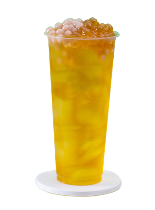 奶茶照片拍摄果汁珍珠芋圆双拼