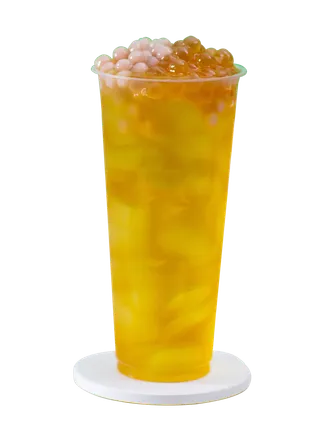 奶茶照片拍摄果汁珍珠芋圆双拼