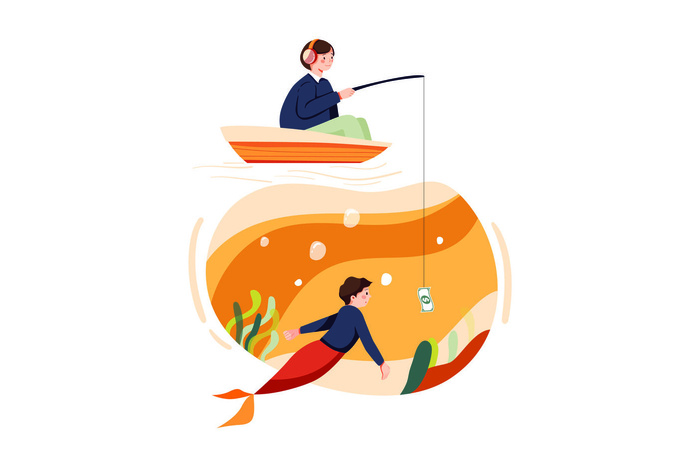 扁平化人物场景办公互联网等距ai矢量设计网页海报UI素材插画