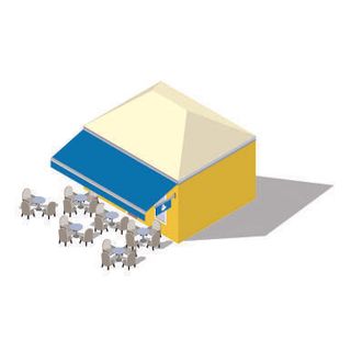 分析图素材图标集合景观建筑立面插画场景AI矢量图形设计