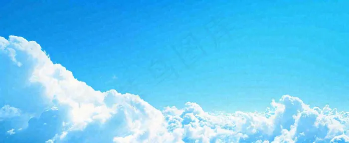 夏天蓝天白云天空(1712x704)