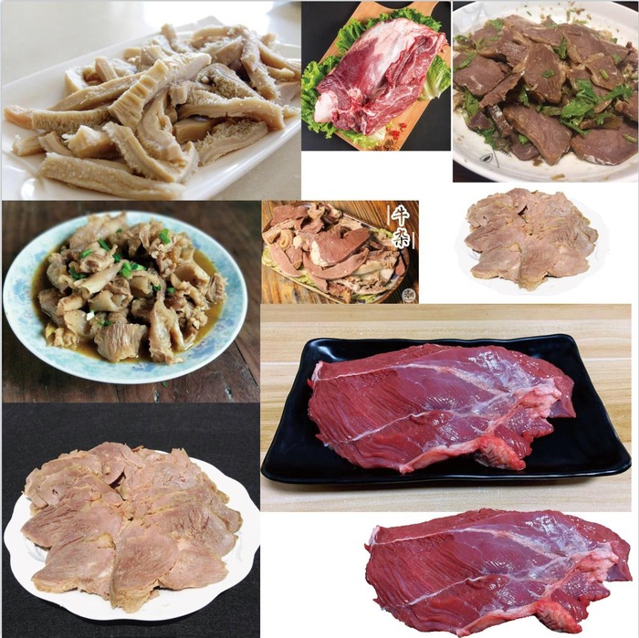 生熟牛肉牛杂牛肚凉拌牛肉psd模版下载