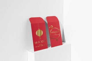 两个红包白色样机