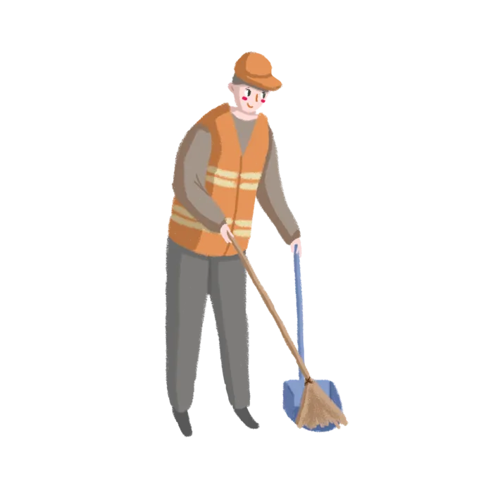 手绘卡通可爱人物艺术字5.1五一劳动节海报节日设计素材PNG免抠图