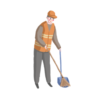 手绘卡通可爱人物艺术字5.1五一劳动节海报节日设计素材PNG免抠图