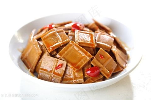 凉菜美食豆腐干凉拌菜辣拌麻辣豆腐干摄影
