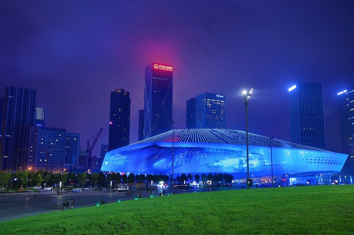 辽宁大连东港夜景大图