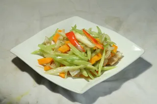 23西芹百合炒金瓜18元