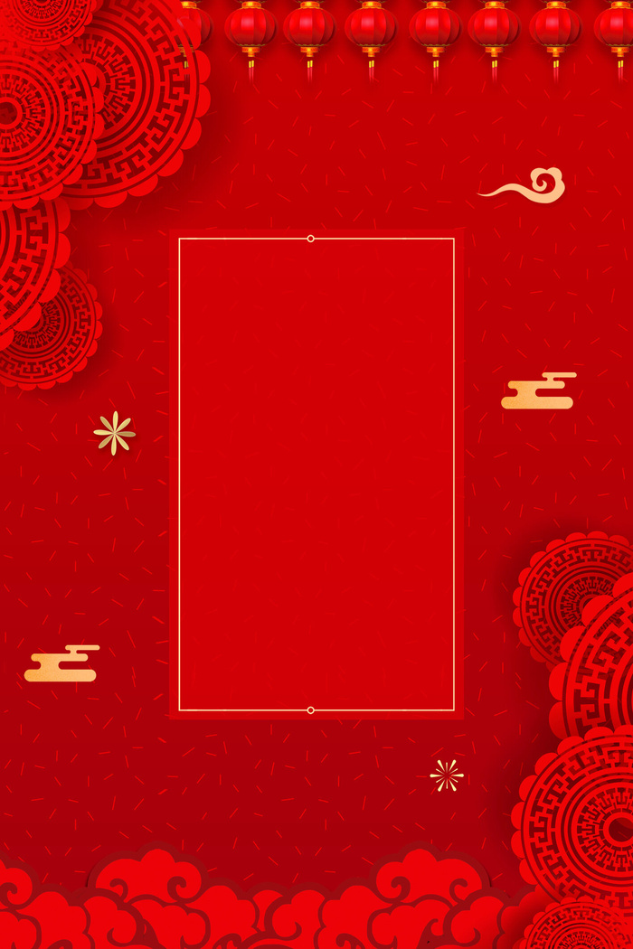 新年春节喜庆摄影楼背景图设计素材(4724x7087)psd模版下载