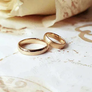 爱情婚礼婚姻戒指珠宝配饰，浪漫情人节摄影图