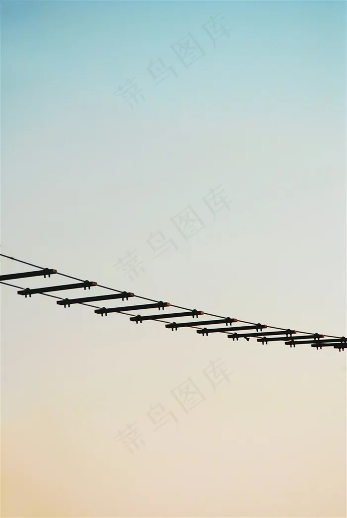 高空铁桥  阶梯