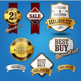 免抠豪华标签标贴