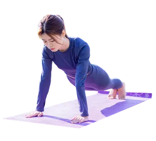 瑜伽人物免扣png