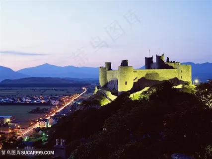 城堡建筑风景画壁纸 城堡建筑风景画壁纸